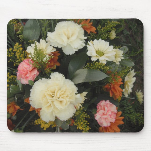 Mousepad Carnation Bouquet (Front)