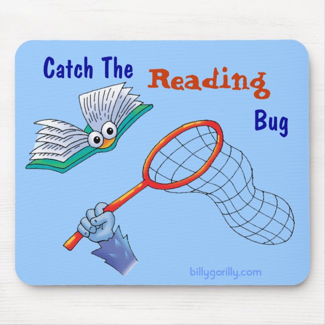 Mousepad_Catch The Reading Bug Mouse Pad (Front)