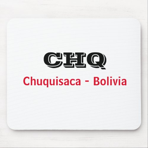 Mousepad Chuquisaca Bolivia