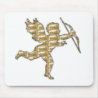 Mousepad Cupid Gold Ribbed