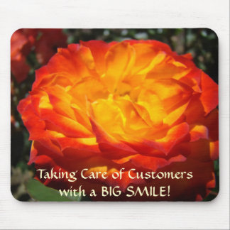 Mousepad Customer Service Smile Office Gift ROSE