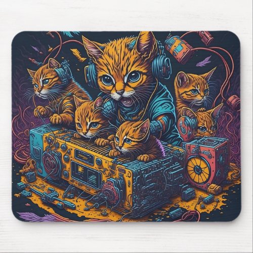 Mousepad de Gatinhos playing with TNT