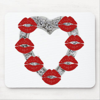 Mousepad Diamond Heart Kisses