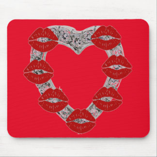 Mousepad Diamond Heart Kisses