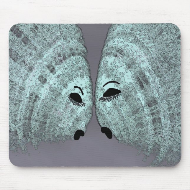 Mousepad, Digital Fish Mouse Pad (Front)