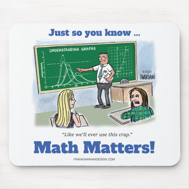 Mousepad - Edgy Caption (Front)