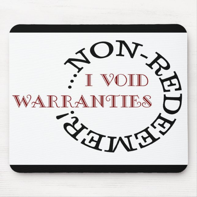 Mousepad ~ Geek Humor (Front)