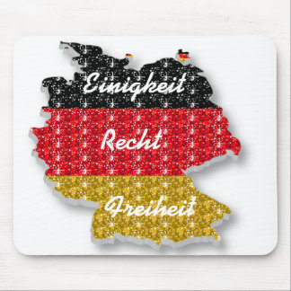 Mousepad German Flag Einigkeit Recht Freiheit