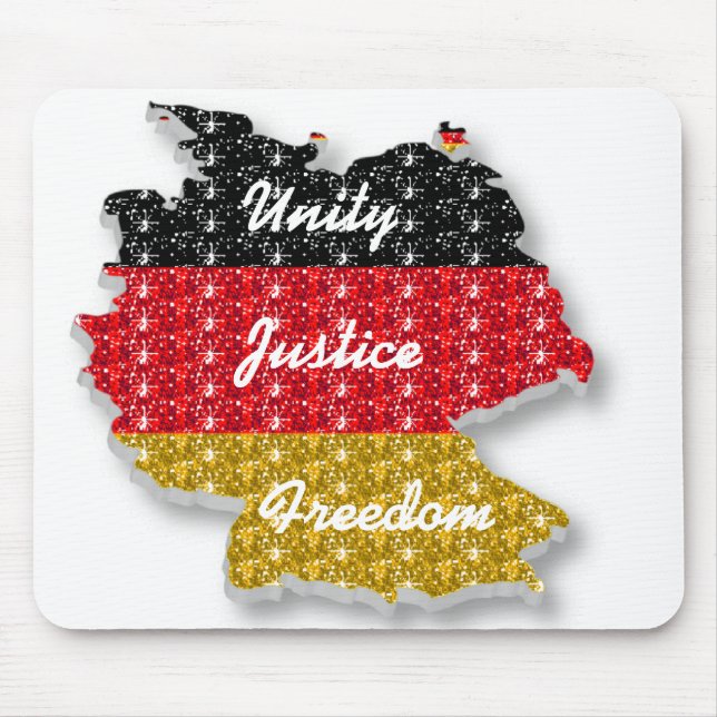 Mousepad German Flag Unity Justice Freedom (Front)