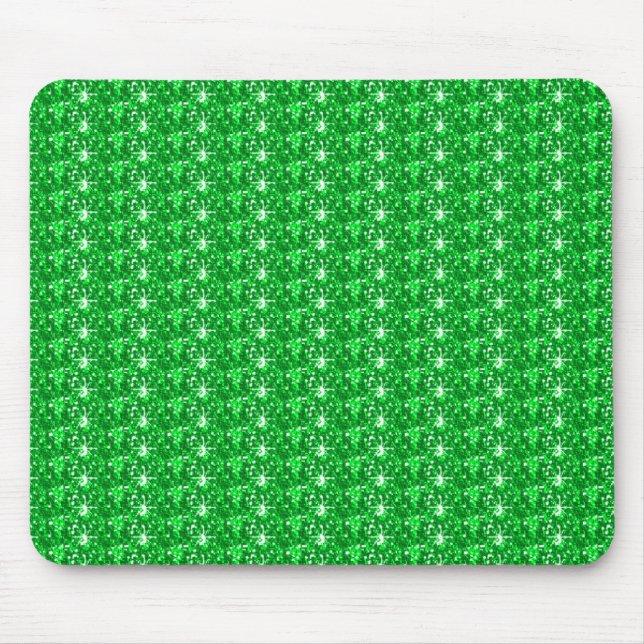 Mousepad  Green Glitter (Front)