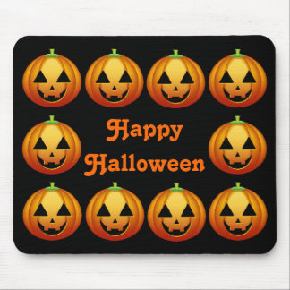 Mousepad Happy Halloween Pumpkins