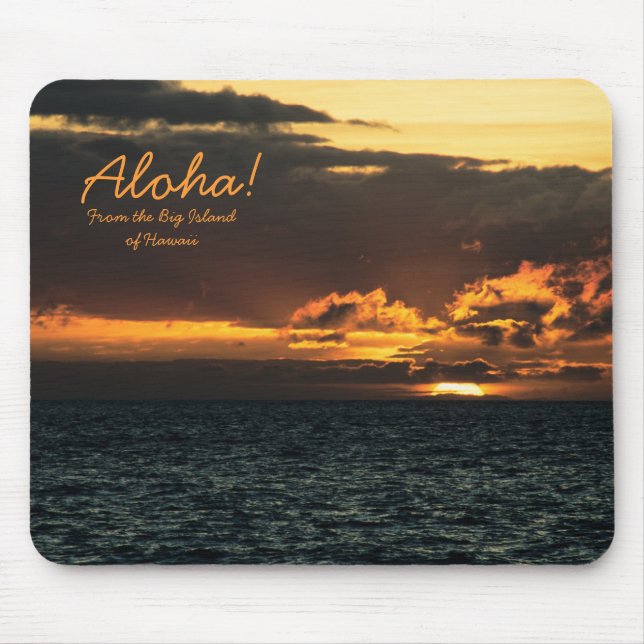 Mousepad: Hawaii Sunset Mouse Pad (Front)