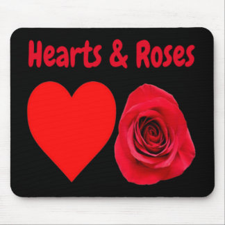 Mousepad Hearts & Roses
