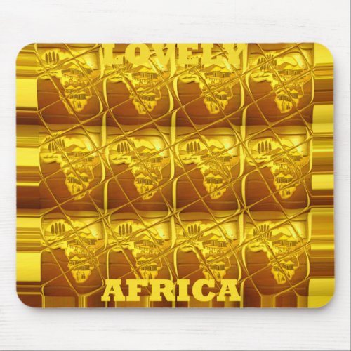 Mousepad Horizontal Template Lovely Africa