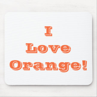 Mousepad I Love Orange
