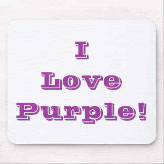 Mousepad I Love Purple