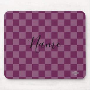Mousepad in Raspberry Checker HAMbWG