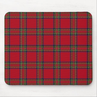 Mousepad in Royal Stewart Tartan Design