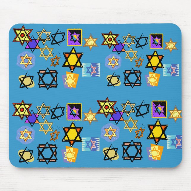 MOUSEPAD JEWISH STARS (Front)