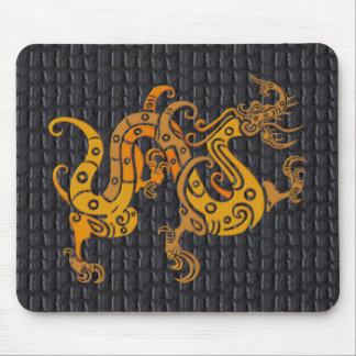 Mousepad Leather Gold Dragon  (25-006)