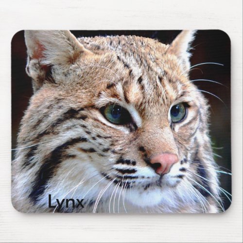 Mousepad Lynx Up Close Mouse Pad