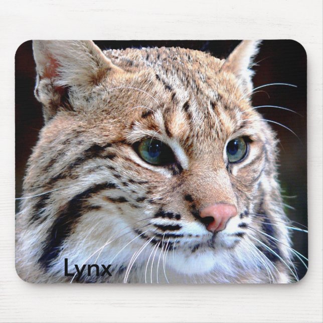 Mousepad, Lynx Up Close Mouse Pad (Front)