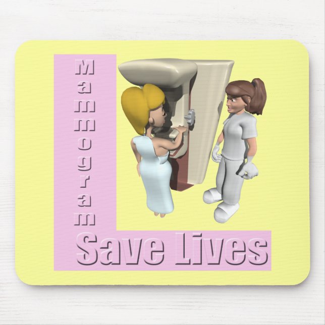 Mousepad - Mammogram Breast Cancer (Front)