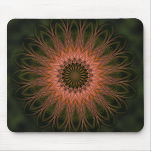 Mousepad Mandala Lace Shape Nature Colors