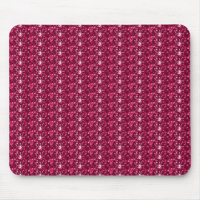 Mousepad Maroon Glitter (Front)