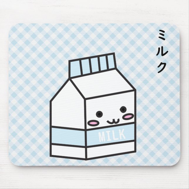 Mousepad milk box (Front)