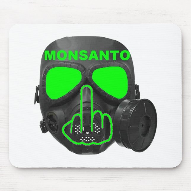Mousepad Monsanto Gas Mask Flip (Front)