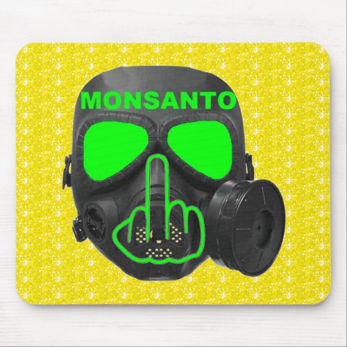 Mousepad Monsanto Gas Mask Flip