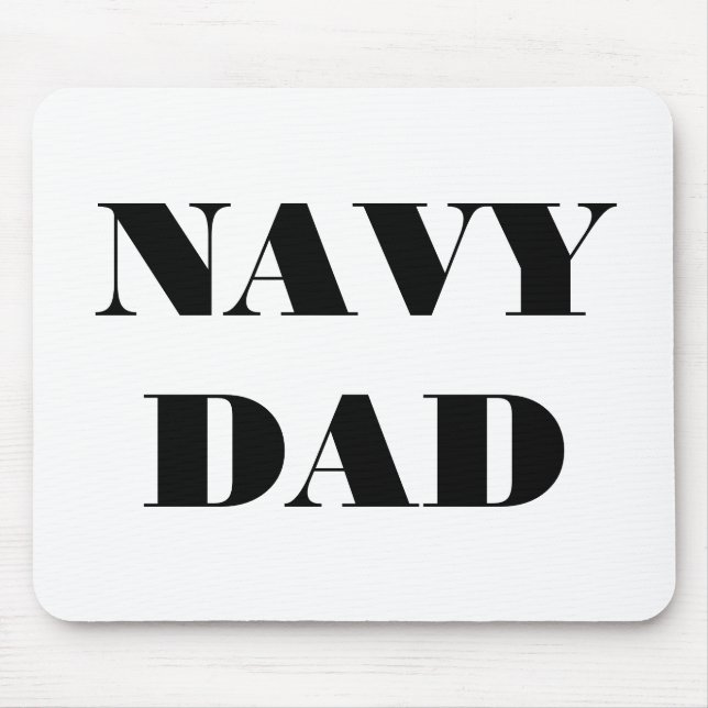 Mousepad Navy Dad (Front)