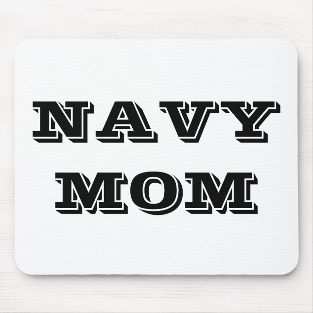 Mousepad Navy Mom (Front)