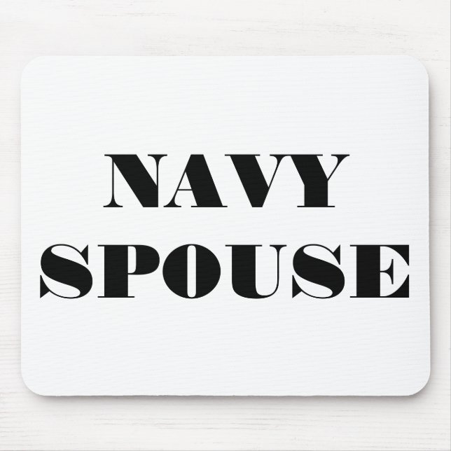 Mousepad Navy Spouse (Front)