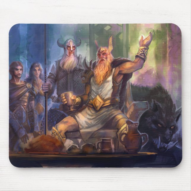 Mousepad - Odin and Einherjars (Front)