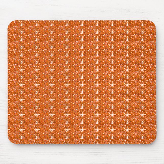 Mousepad Orange Glitter (Front)