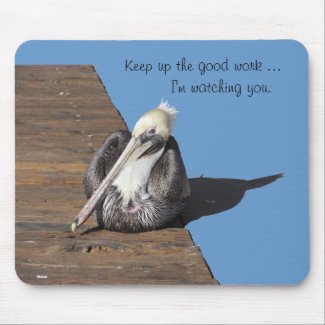Mousepad - Pelican on Pier