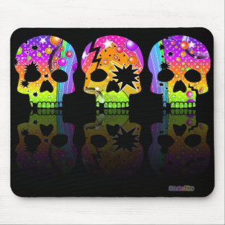 Mousepad - POP ART SKULLS