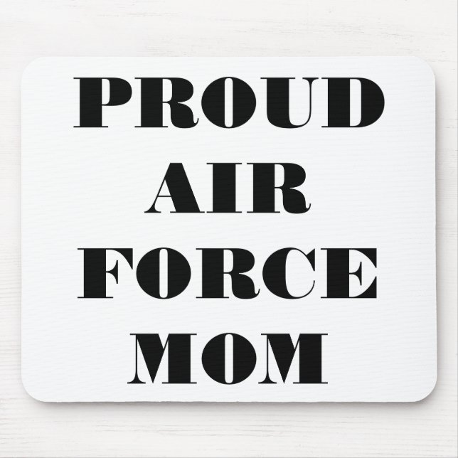 Mousepad Proud Air Force Mom (Front)