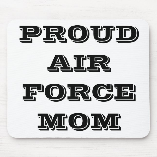 Mousepad Proud Air Force Mom (Front)