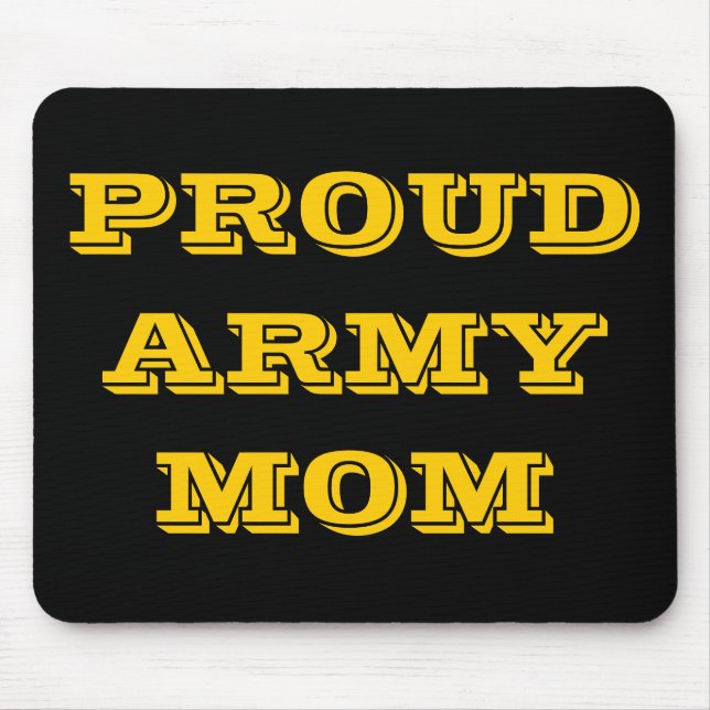 Mousepad Proud Army Mom (Front)