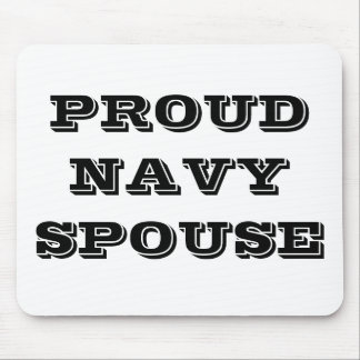 Mousepad Proud Navy Spouse