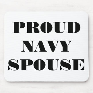 Mousepad Proud Navy Spouse