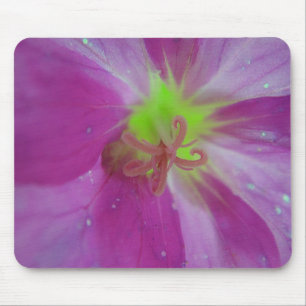 Mousepad purple flower centre