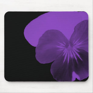 Mousepad Purple Pansy Flower