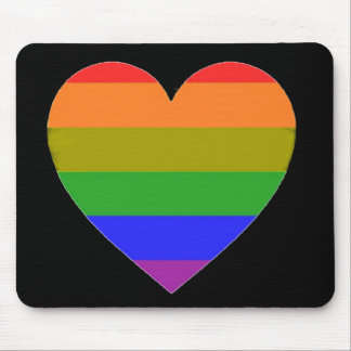Mousepad Rainbow Heart