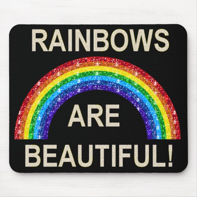 Mousepad Rainbows Are Beautiful (Front)