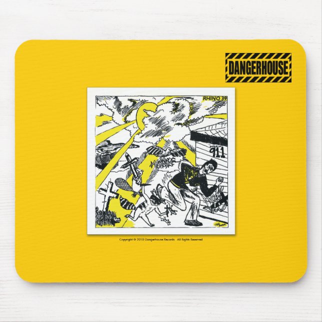 Mousepad Rhino 39 Prolixin Dangerhouse LIGHT (Front)
