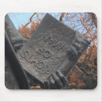 Mousepad Rights Of Man Book Held By Thomas Paine
